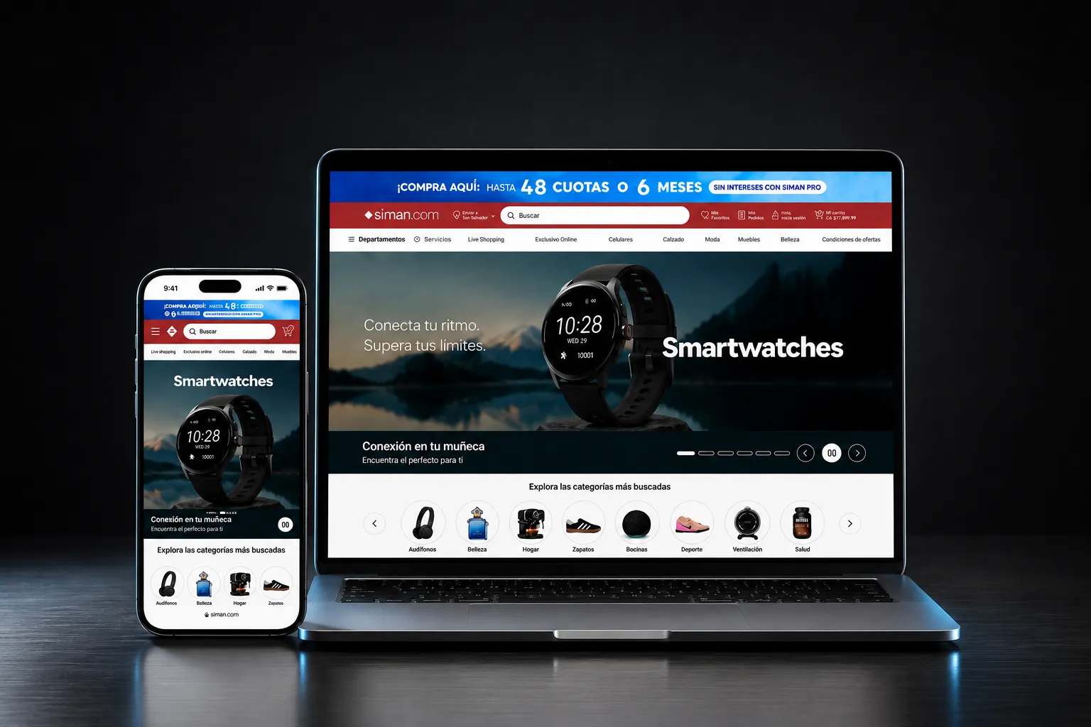 Portada del caso Home: rediseño del home de un ecommerce
